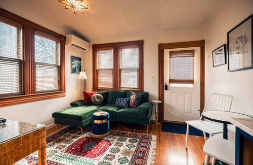 Historic Railroad District Apartment | The Matriarch| Suite 3 | Pet friendly