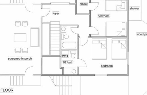 Cape May Point House | The Nest is a spacious 4 bedroom, 2 bath home just 1.5 short blocks to the beach.