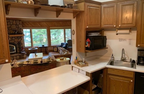 Three Lakes House | The Octagon. Lakefront, Free WIFI, Gas Grill, On the Chain and Snowmobile Trails