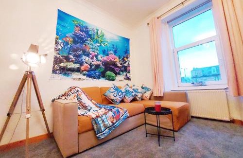 Largs Apartment | The Octopus - at Largs Town Centre with Private Parking