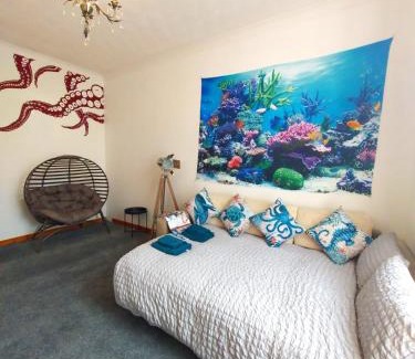 Largs Apartment | The Octopus - at Largs Town Centre with Private Parking