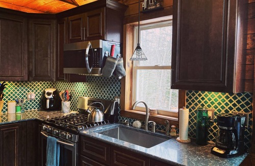 Jamaica House | The Overlook House: Sauna and View Deck by Stratton Mountain