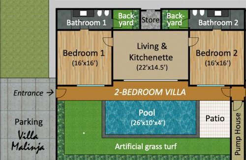 Kampung Kedawang Villa | The Paddy Field - Private Pool Villas