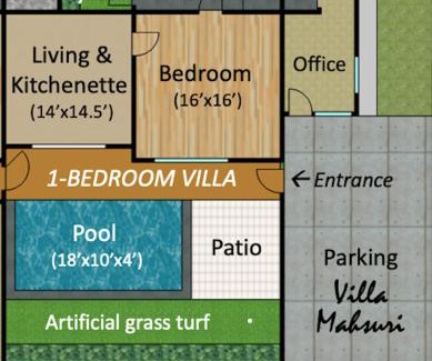 Kampung Kedawang Villa | The Paddy Field - Private Pool Villas