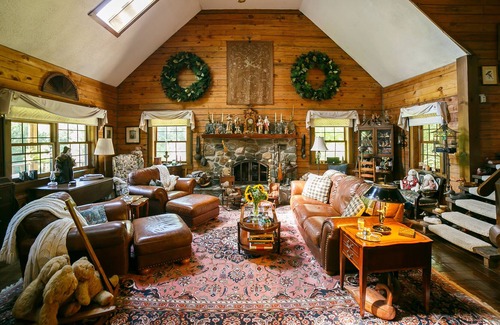 Morrisville Cabin | The Private Fairytale Cabin of Your Dreams in Stowe! Featured in VRTravel!
