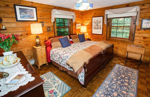 Morrisville Cabin | The Private Fairytale Cabin of Your Dreams in Stowe! Featured in VRTravel!
