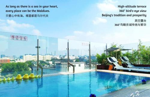 Dongcheng Hotel | The Purple Horse Hotel 北京紫龙花园酒店 - Beijing Sky Garden Boutique Hotel & Rooftop Infinity Mini Pool - Near Forbidden City, Wangfujing, Tiananmen, Lama Temple - Personalised Tours