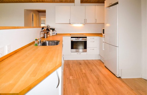 Faxe House | The quality house is located in Mosebølle Strand and in a landscape close to nature.