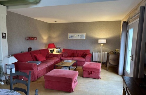 Denneville House | The Red House (near the beach)