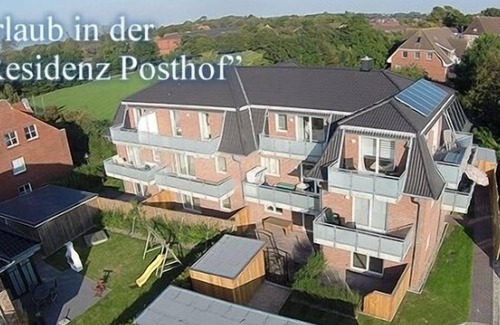 Busum Apartment | The residential complex 'Residenz Posthof is located in the middle of Büsum.