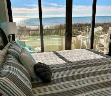 Windy Hill Apartment | The Salty Breeze - 2 Ocean Front Master's - Steps to the Beach
