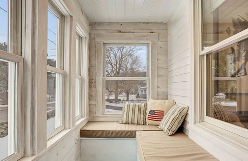 Cape Elizabeth House | “The Sea Keeper” at Two Lights with lighthouse and ocean view