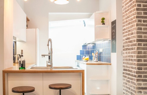 Nea Chora Apartment | The Secret Loft, 2min walk from the beach! High Tech and luxurious