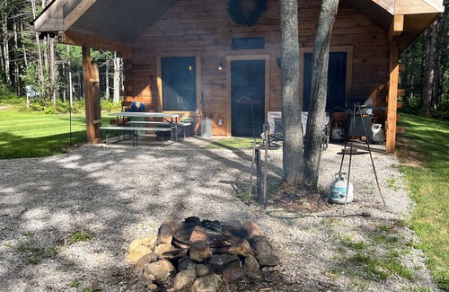 South Boardman Cabin | The Shire, a fun cabin retreat. Warm and cozy, nestled trailside in the woods.