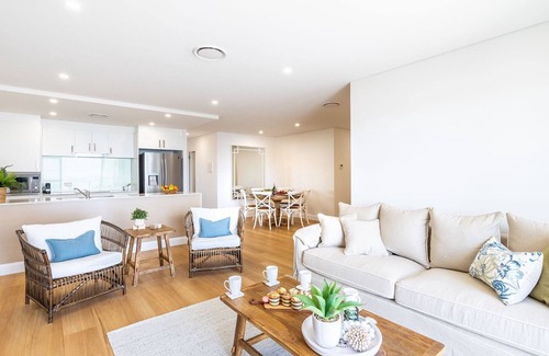 Shoal Bay Apartment | The Shoal, 508, Bullecourt St - stunning views, air con, lift and Wi-Fi
