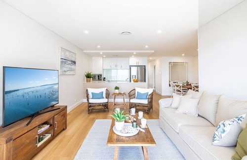 Shoal Bay Apartment | The Shoal, 508, Bullecourt St - stunning views, air con, lift and Wi-Fi