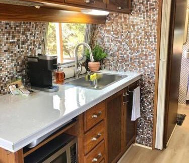 Austin House | The Steel Magnolia Airstream - Cabins At Rim Rock