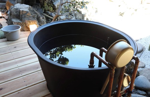 Minami House | The Tenpō" luxury Kyomachiya with outdoor rock bath, garden, and private sauna, all for rent