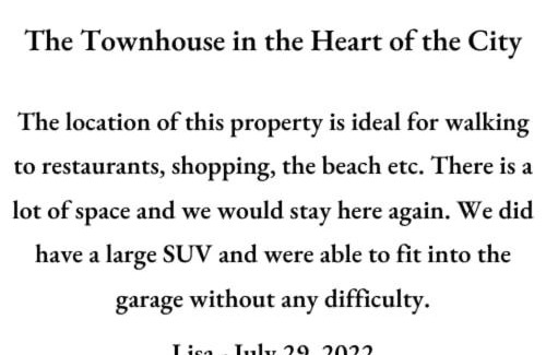 Traverse City House | The Townhouse in the Heart of the City