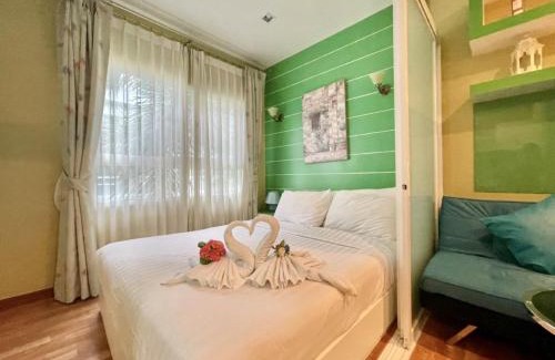 Hua Hin Apartment | The trust huahin resort condo greeny room