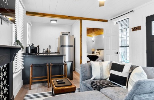 Creola Cabin | The White Lantern + Hot Tub l Fire Pit