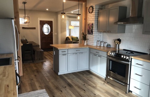 Riverfront House | The White Picket Fence - Remodeled Craftsman, Downtown Riverfront Neighborhood