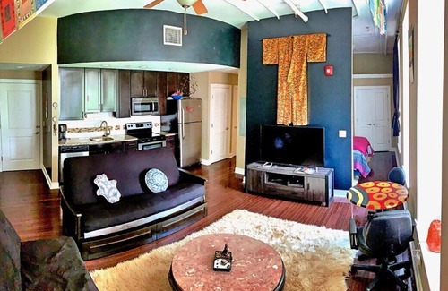 Downtown Knoxville Apartment | The "Zen" unit is a tranquil environment, In the middle of everything & relax!