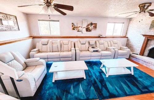 Briargate Villa | Theater Room Pet Friendly Near AF Academy Peaceful