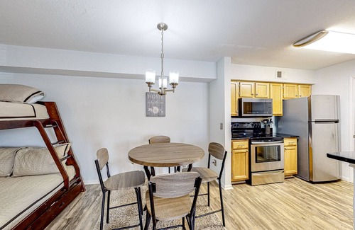 Indian Bayou Condo | Third-floor condo with balcony, pool, gym & central AC - 1/2 mile to the beach