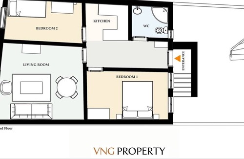 Bebek Apartment | This apartment is a 2 bedroom(s), 1 bathrooms, located in Beşiktaş, İstanbul.