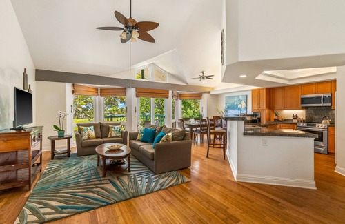 Kaiulani House | Three bed three bath luxurious townhome in gated Princeville community