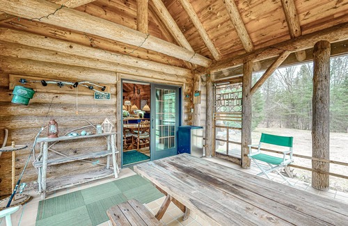 Presque Isle House | Three-Level Lakefront Getaway w/Free WiFi, Wood Fireplace, Game Room, & Dock