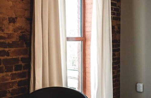 Jonesville Apartment | Three Trails Studio Loft Historic Downtown | Wine Country | Rooftop Deck