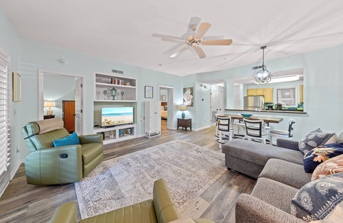 North Myrtle Beach Condo | Tidewater Teal Lake Village Ground Floor Lakeview 2Br 2Ba Renovated Condo