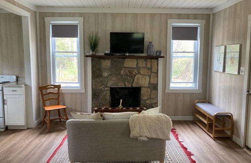 Mills River Cottage | Tilt'n B Farm, Bunkhouse, on 75 acres! Views, Horses, Tennis, Trails, & Fire Pit