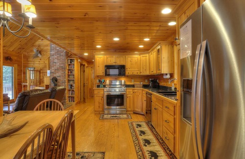 Rangeley House | Timber Lodge 4 Bedroom/2 Bath home - great for snowmobiling and short drive to Saddleback Mountain!
