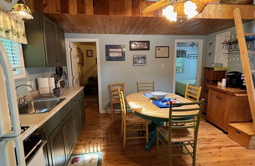 Meredith Cottage | Timbers Cottage. Lake Winnipesaukee shared waterfront.