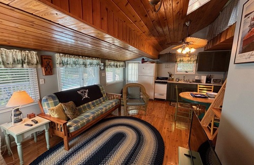 Meredith Cottage | Timbers Cottage. Lake Winnipesaukee shared waterfront.