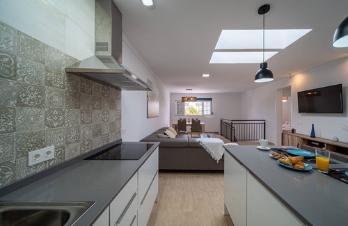Punta Mujeres Apartment | Top floor apartment, roof terrace with sea view, two bedrooms, Adults Only