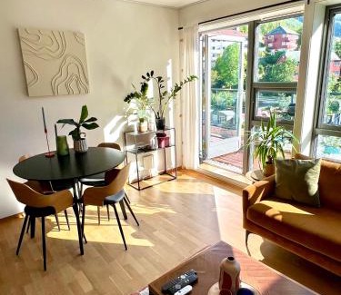 Bergenhus Apartment | Top floor apartment with mountain view, terrace 22sqm, free parking