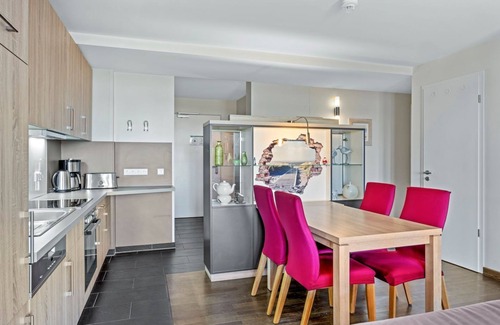 Wremen Apartment | Top floor apartment near the beach with sauna, two balconies and great views -