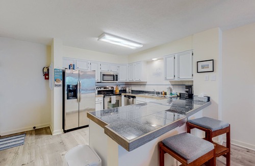 Rodanthe Condo | Top-floor, oceanfront condo with stunning balcony views, pool, deck, central AC