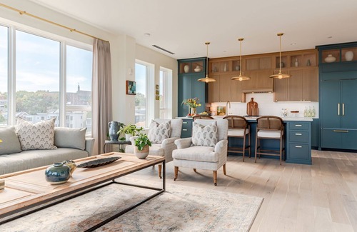 Portland Condo | TOP-FLOOR PENTHOUSE at Hobson's Landing. Sweeping views of Portland's Harbor.