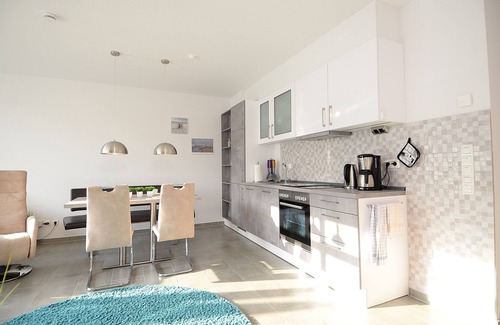 Bensersiel Apartment | Top location, New, Superior equipment, Near the beach, Am Hafen, Internet, Barrier-free