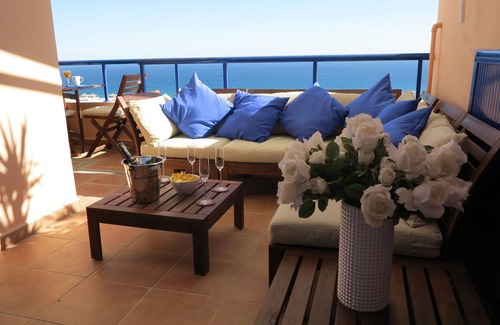 Mojacar Apartment | TOPLIGGING: Luxury penthouse, golf, terrace 180 ° fantastic sea view, free Wifi