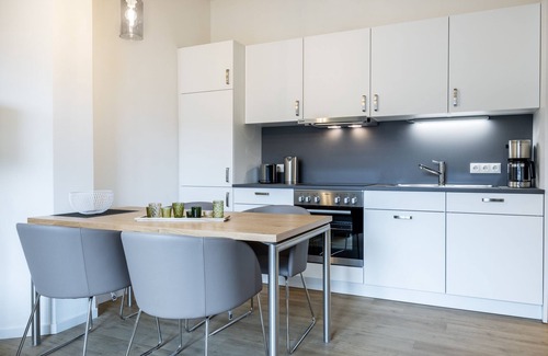 Wismar Apartment | Topmodernes 2-zimmer Apartment mit Balkon und Wlan in Erstklassiger Hafenlage