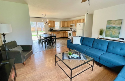 Rapid City House | Torch Lake Home: AC, arcades, game room, 3 min to Torch Lake! Bring your boat!