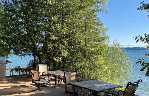 Alden House | Torch Lake Log Cabin, optional Malibu boat rental. Book now August specials!