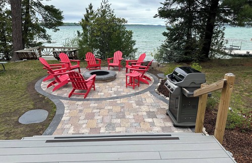Rapid City House | Torch Lake Sandbar Waterfront Home - with Dock!