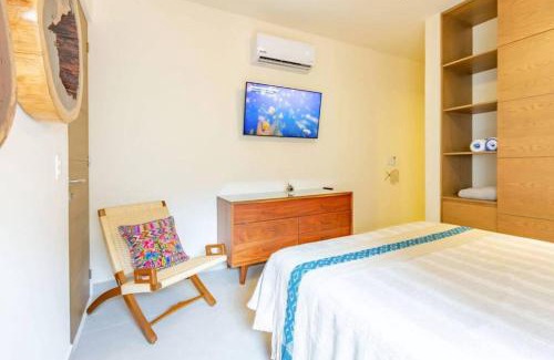 Akumal Apartment | Tortuga Azul Private Terrace Rooftop Pool W BBQ Beach Access 11 Pools Free Beach Club